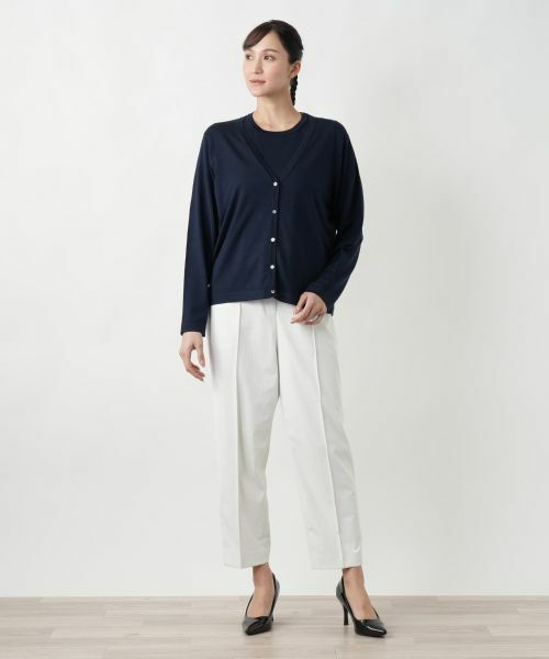 Leilian PLUS HOUSE / レリアンプラスハウス カーディガン・ボレロ | 【店舗人気】Vネックカーディガン【BOURGE】【BOURGE】 | 詳細4