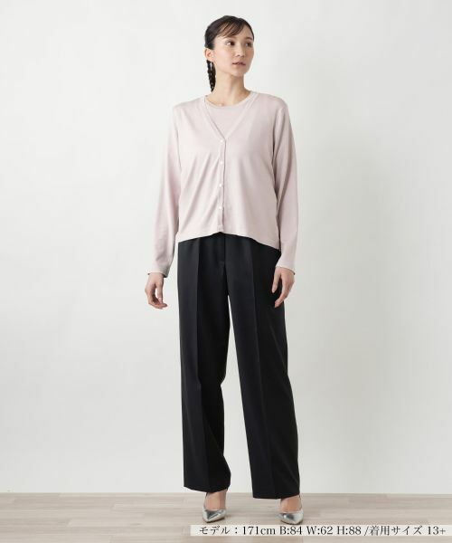 Leilian PLUS HOUSE / レリアンプラスハウス カーディガン・ボレロ | 【店舗人気】Vネックカーディガン【BOURGE】【BOURGE】 | 詳細7