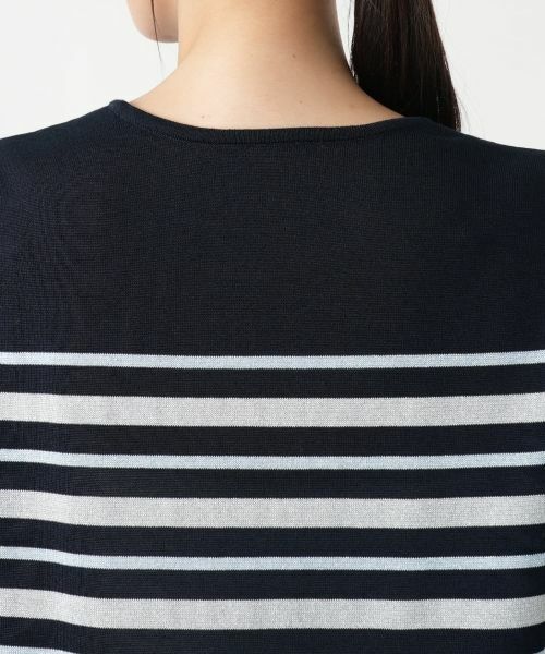 Leilian PLUS HOUSE / レリアンプラスハウス ニット・セーター | 【店舗人気】ラメボーダーニット【ROCHAS Premiere】 | 詳細11