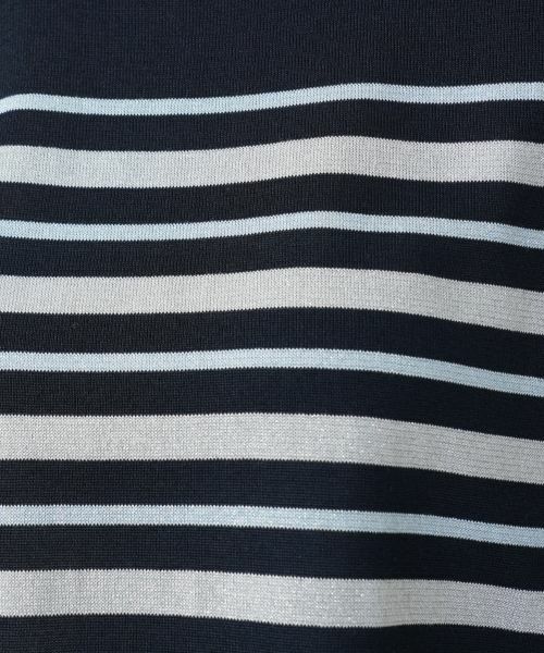 Leilian PLUS HOUSE / レリアンプラスハウス ニット・セーター | 【店舗人気】ラメボーダーニット【ROCHAS Premiere】 | 詳細15