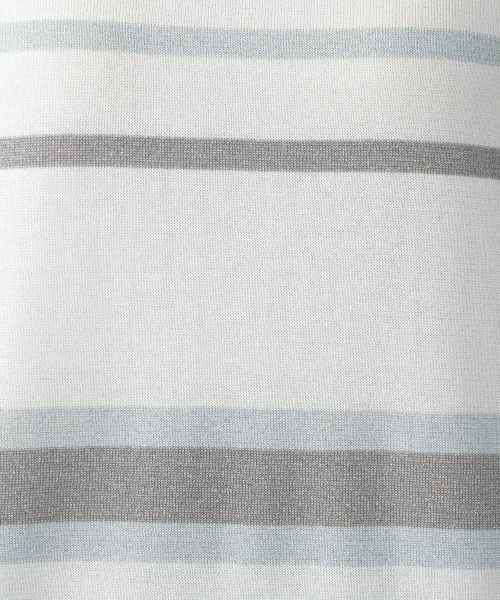 Leilian PLUS HOUSE / レリアンプラスハウス ニット・セーター | 【店舗人気】ラメマルチボーダーニット【ROCHAS Premiere】 | 詳細15