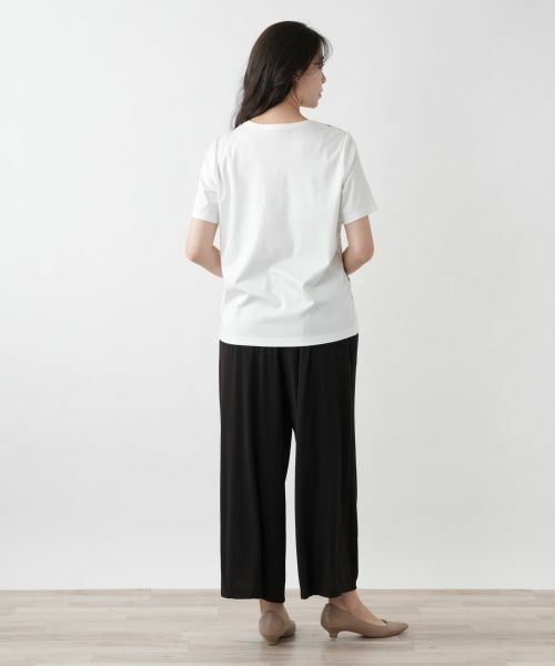 Leilian PLUS HOUSE / レリアンプラスハウス Tシャツ | 【店舗人気】プリントTシャツ【ROCHAS Premiere】 | 詳細3