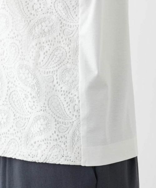 Leilian PLUS HOUSE / レリアンプラスハウス カットソー | 【店舗人気】レース切替カットソー | 詳細10