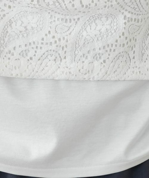 Leilian PLUS HOUSE / レリアンプラスハウス カットソー | 【店舗人気】レース切替カットソー | 詳細11