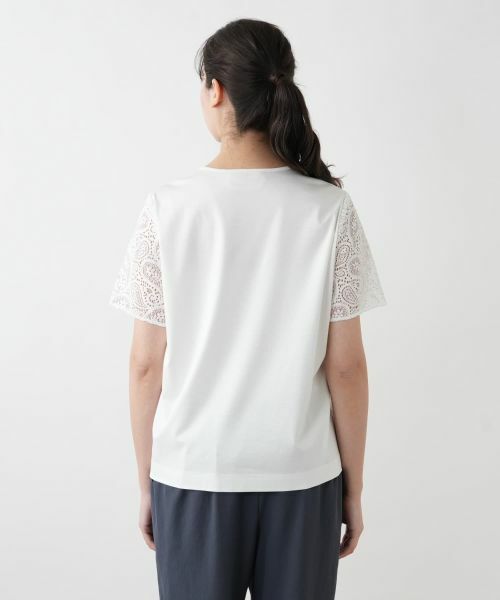 Leilian PLUS HOUSE / レリアンプラスハウス カットソー | 【店舗人気】レース切替カットソー | 詳細6