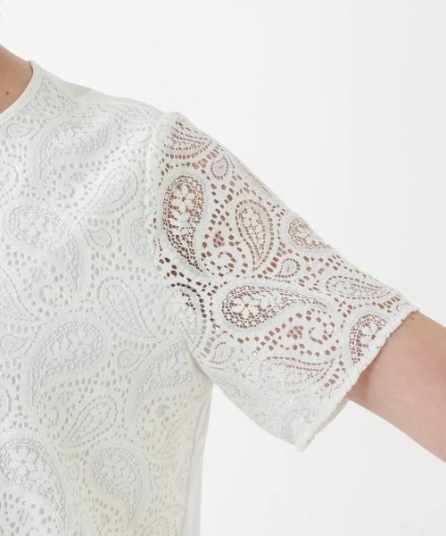 Leilian PLUS HOUSE / レリアンプラスハウス カットソー | 【店舗人気】レース切替カットソー | 詳細9