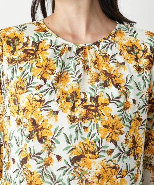 Leilian PLUS HOUSE / レリアンプラスハウス ドレス | 【店舗人気】ボタニカル柄フレアワンピース | 詳細10