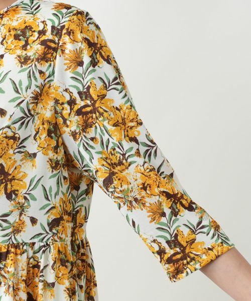 Leilian PLUS HOUSE / レリアンプラスハウス ドレス | 【店舗人気】ボタニカル柄フレアワンピース | 詳細12