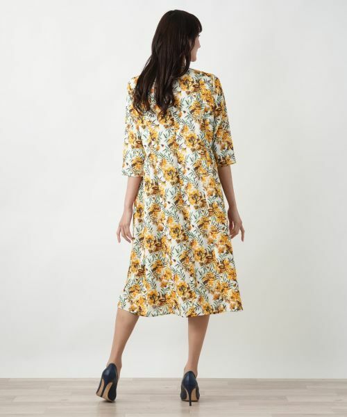 Leilian PLUS HOUSE / レリアンプラスハウス ドレス | 【店舗人気】ボタニカル柄フレアワンピース | 詳細6