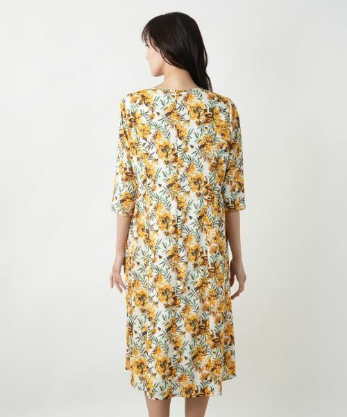 Leilian PLUS HOUSE / レリアンプラスハウス ドレス | 【店舗人気】ボタニカル柄フレアワンピース | 詳細9