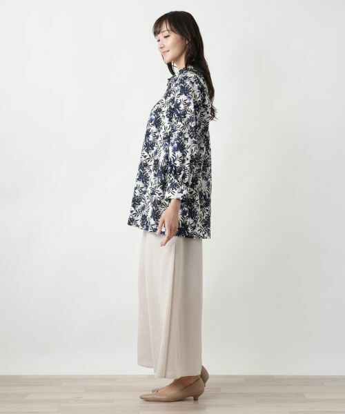 Leilian PLUS HOUSE / レリアンプラスハウス シャツ・ブラウス | 【店舗人気】ボタニカル柄ブラウス | 詳細2