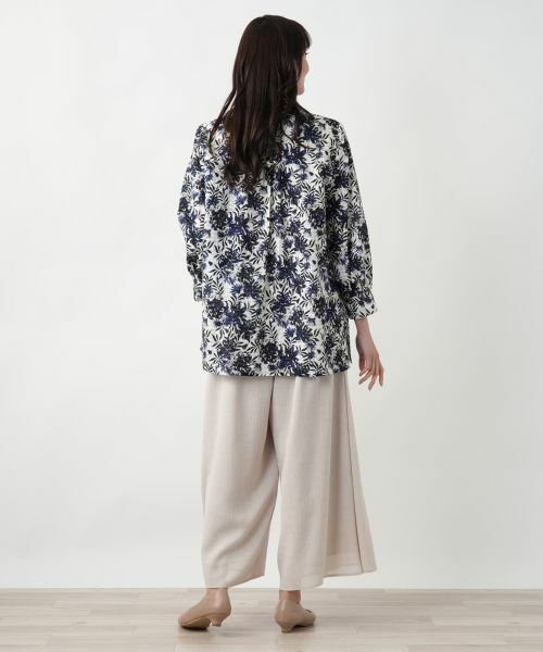 Leilian PLUS HOUSE / レリアンプラスハウス シャツ・ブラウス | 【店舗人気】ボタニカル柄ブラウス | 詳細3