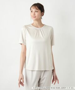 Leilian PLUS HOUSE / レリアンプラスハウス カットソー | 【店舗人気】シルククルーネックカットソー