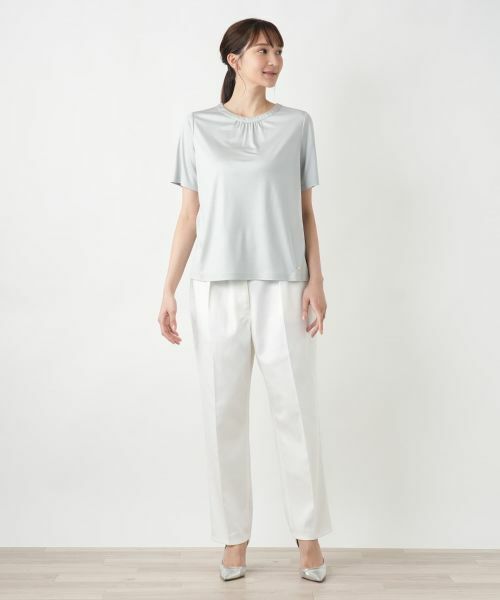 Leilian PLUS HOUSE / レリアンプラスハウス カットソー | 【店舗人気】シルククルーネックカットソー | 詳細4