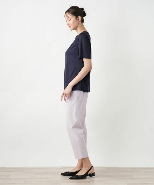 Leilian PLUS HOUSE / レリアンプラスハウス カットソー | 【店舗人気】シルククルーネックカットソー | 詳細8