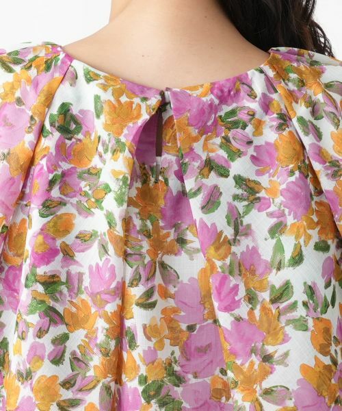 Leilian PLUS HOUSE / レリアンプラスハウス シャツ・ブラウス | 【店舗人気】フラワープリントブラウス【Leilian WHITE LABEL】 | 詳細11