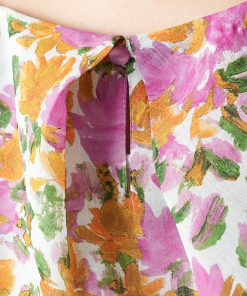 Leilian PLUS HOUSE / レリアンプラスハウス シャツ・ブラウス | 【店舗人気】フラワープリントブラウス【Leilian WHITE LABEL】 | 詳細12