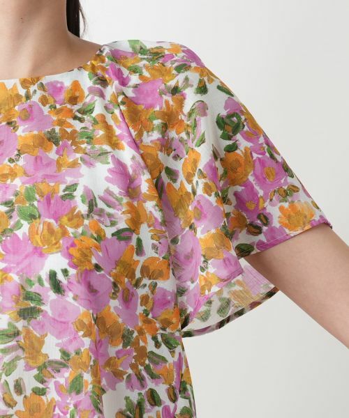 Leilian PLUS HOUSE / レリアンプラスハウス シャツ・ブラウス | 【店舗人気】フラワープリントブラウス【Leilian WHITE LABEL】 | 詳細13