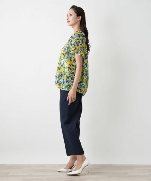 Leilian PLUS HOUSE / レリアンプラスハウス シャツ・ブラウス | 【店舗人気】フラワープリントブラウス【Leilian WHITE LABEL】 | 詳細2