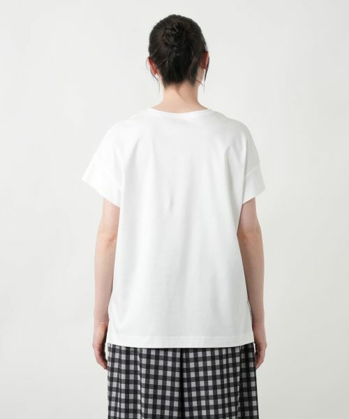 Leilian PLUS HOUSE / レリアンプラスハウス Tシャツ | 【店舗人気】フラワー刺繍Tシャツ【Leilian WHITE LABEL】 | 詳細9