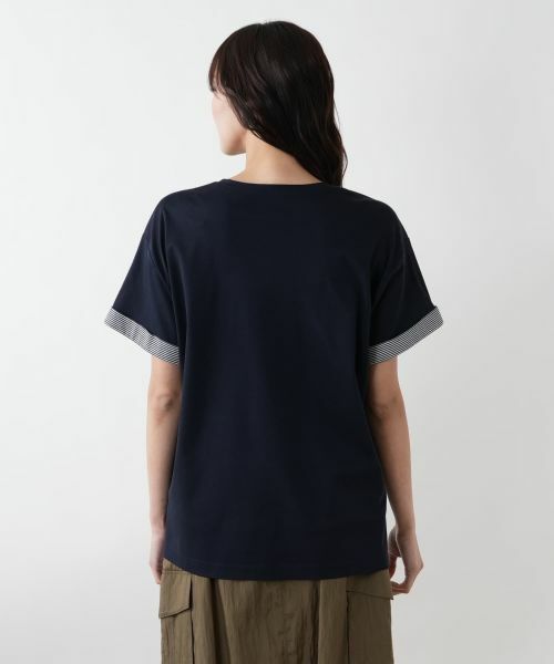 Leilian PLUS HOUSE / レリアンプラスハウス Tシャツ | 【店舗人気】刺繍クルーネックTシャツ【Leilian WHITE LABEL】 | 詳細11