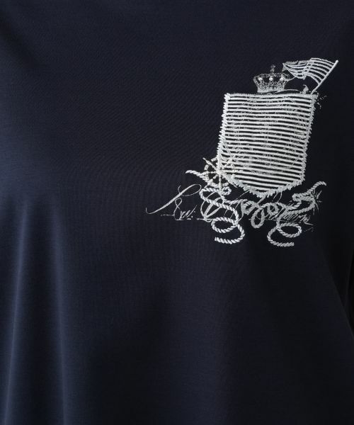 Leilian PLUS HOUSE / レリアンプラスハウス Tシャツ | 【店舗人気】刺繍クルーネックTシャツ【Leilian WHITE LABEL】 | 詳細17