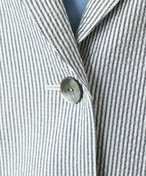 Leilian PLUS HOUSE / レリアンプラスハウス テーラードジャケット | 【店舗人気】ストライプジャケット【Leilian WHITE LABEL】 | 詳細11