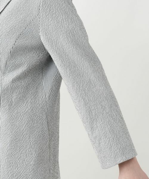 Leilian PLUS HOUSE / レリアンプラスハウス テーラードジャケット | 【店舗人気】ストライプジャケット【Leilian WHITE LABEL】 | 詳細9