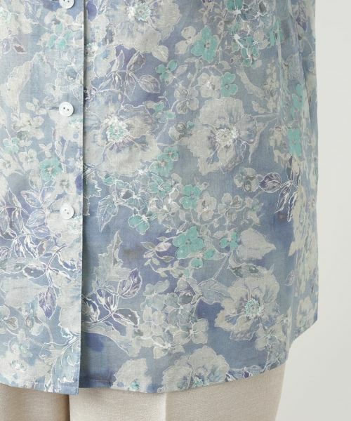 Leilian PLUS HOUSE / レリアンプラスハウス シャツ・ブラウス | 【店舗人気】ボタニカル柄ブラウス【Leilian WHITE LABEL】 | 詳細10