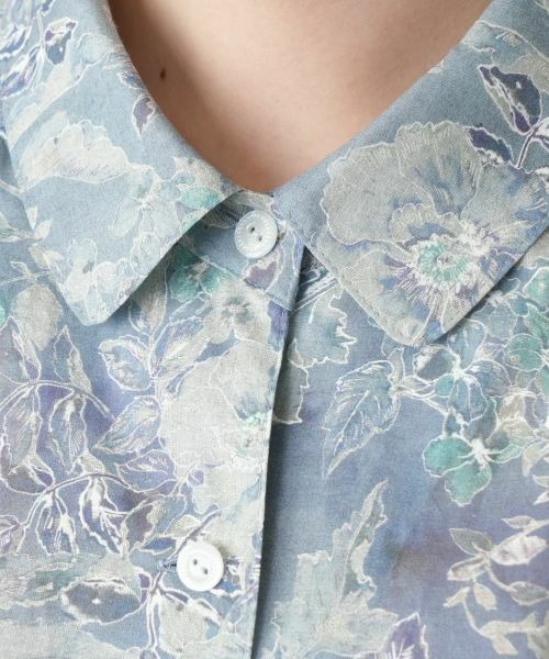 Leilian PLUS HOUSE / レリアンプラスハウス シャツ・ブラウス | 【店舗人気】ボタニカル柄ブラウス【Leilian WHITE LABEL】 | 詳細11