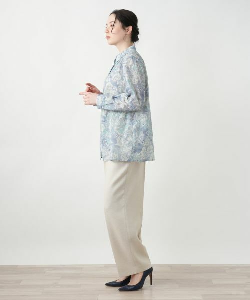 Leilian PLUS HOUSE / レリアンプラスハウス シャツ・ブラウス | 【店舗人気】ボタニカル柄ブラウス【Leilian WHITE LABEL】 | 詳細2