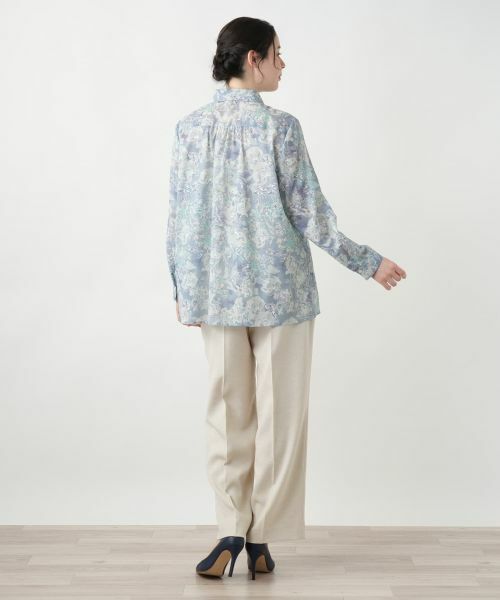 Leilian PLUS HOUSE / レリアンプラスハウス シャツ・ブラウス | 【店舗人気】ボタニカル柄ブラウス【Leilian WHITE LABEL】 | 詳細3