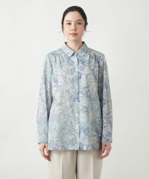 Leilian PLUS HOUSE / レリアンプラスハウス シャツ・ブラウス | 【店舗人気】ボタニカル柄ブラウス【Leilian WHITE LABEL】 | 詳細4