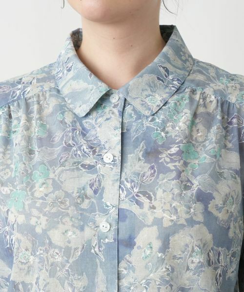 Leilian PLUS HOUSE / レリアンプラスハウス シャツ・ブラウス | 【店舗人気】ボタニカル柄ブラウス【Leilian WHITE LABEL】 | 詳細7