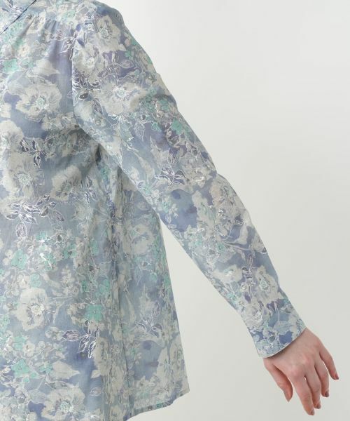 Leilian PLUS HOUSE / レリアンプラスハウス シャツ・ブラウス | 【店舗人気】ボタニカル柄ブラウス【Leilian WHITE LABEL】 | 詳細9