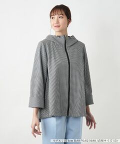 Leilian PLUS HOUSE / レリアンプラスハウス テーラードジャケット | 【店舗人気】フーデッドジャケット【Leilian WHITE LABEL】