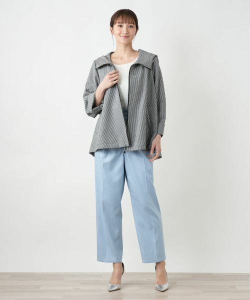 Leilian PLUS HOUSE / レリアンプラスハウス テーラードジャケット | 【店舗人気】フーデッドジャケット【Leilian WHITE LABEL】 | 詳細16