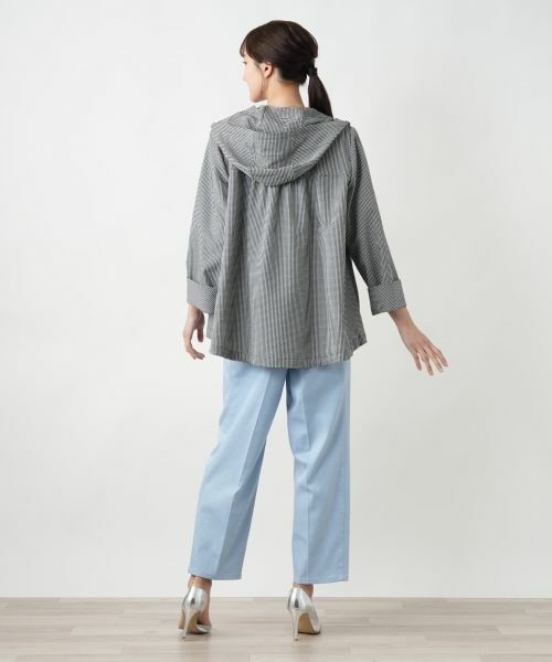 フーデッドジャケット【Leilian WHITE LABEL】 （テーラード