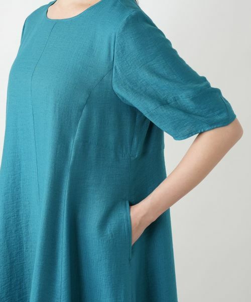 美品 レリアン プラスハウス 洗えるストレッチワンピース 13+ 美品 レリアン プラスハウス 洗えるストレッチワンピース 13+