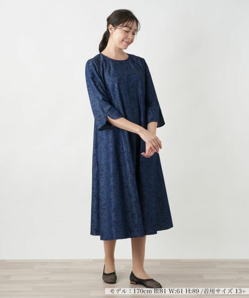 Leilian PLUS HOUSE / レリアンプラスハウス ドレス | 【店舗人気】洗えるデニムワンピース | 詳細1
