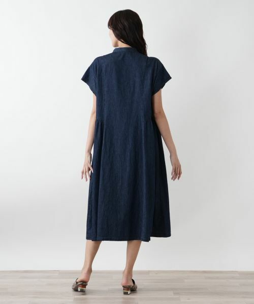 Leilian PLUS HOUSE / レリアンプラスハウス ドレス | 【店舗人気】バンドカラーワンピース | 詳細3