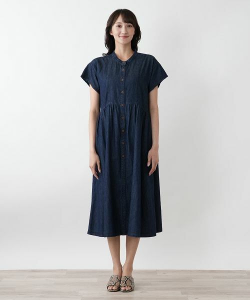 Leilian PLUS HOUSE / レリアンプラスハウス ドレス | 【店舗人気】バンドカラーワンピース | 詳細4