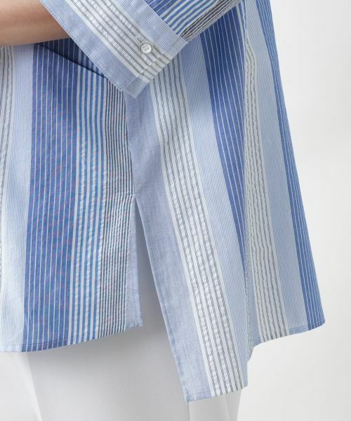 Leilian PLUS HOUSE / レリアンプラスハウス シャツ・ブラウス | 【店舗人気】ストライプブラウス | 詳細12