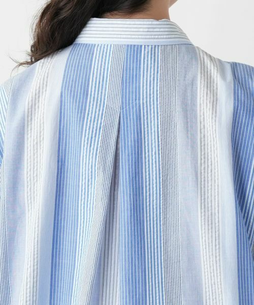 Leilian PLUS HOUSE / レリアンプラスハウス シャツ・ブラウス | 【店舗人気】ストライプブラウス | 詳細8