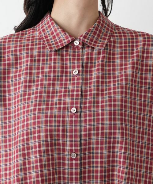 Leilian PLUS HOUSE / レリアンプラスハウス シャツ・ブラウス | リバーシブルチェックシャツ | 詳細12