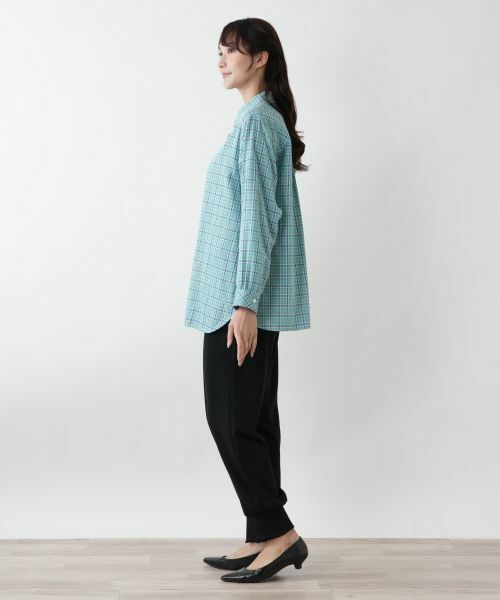 Leilian PLUS HOUSE / レリアンプラスハウス シャツ・ブラウス | リバーシブルチェックシャツ | 詳細2