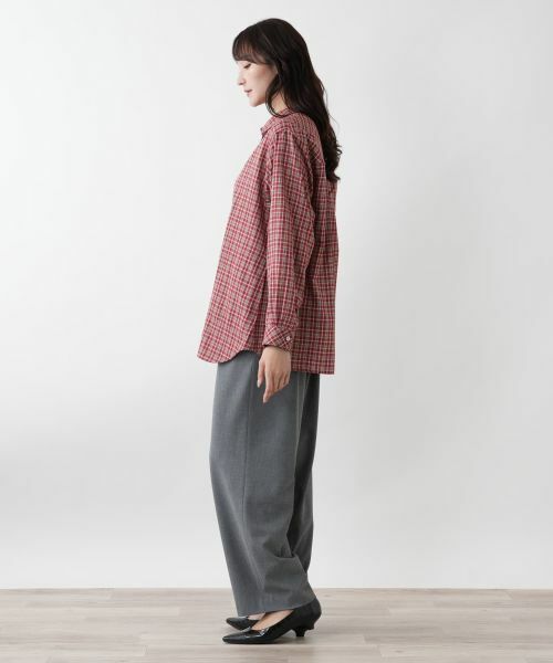 Leilian PLUS HOUSE / レリアンプラスハウス シャツ・ブラウス | リバーシブルチェックシャツ | 詳細6