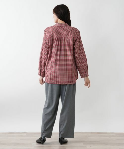 Leilian PLUS HOUSE / レリアンプラスハウス シャツ・ブラウス | リバーシブルチェックシャツ | 詳細7