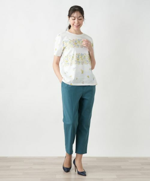 Leilian PLUS HOUSE / レリアンプラスハウス その他パンツ | 【店舗人気】クロップドテーパードパンツ | 詳細1