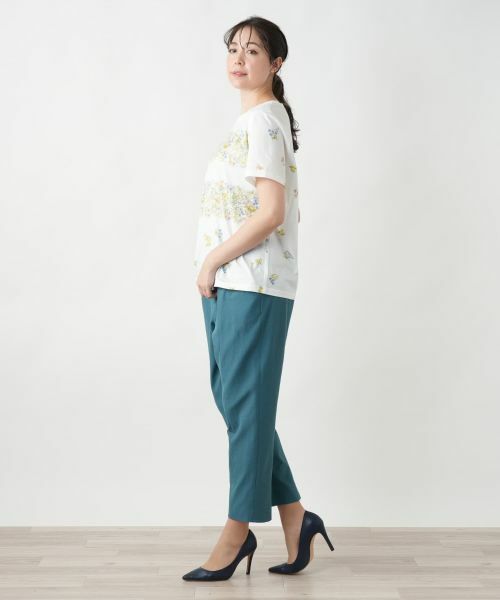 Leilian PLUS HOUSE / レリアンプラスハウス その他パンツ | 【店舗人気】クロップドテーパードパンツ | 詳細2